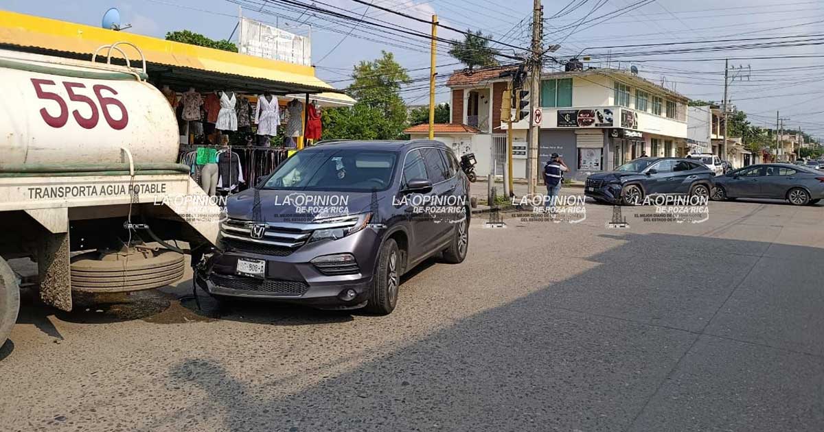 Nadie aceptó la culpa en choque