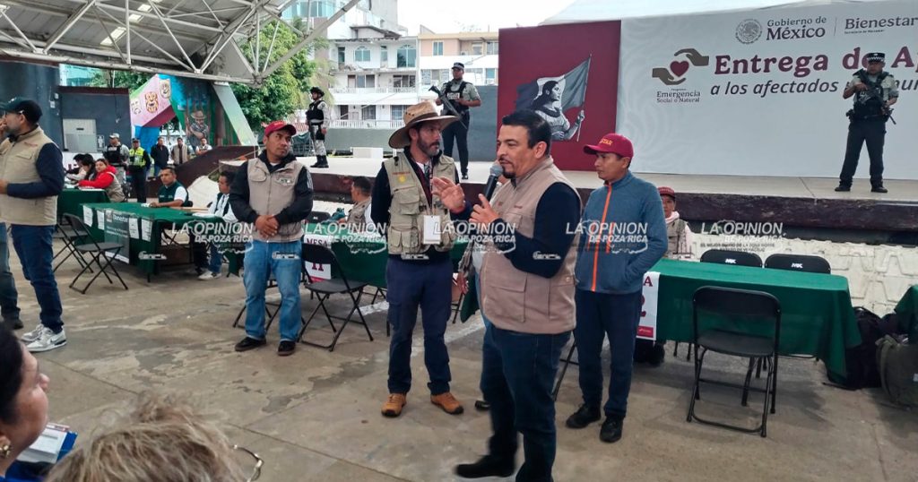 Inicia la segunda entrega de apoyos ha damnificados