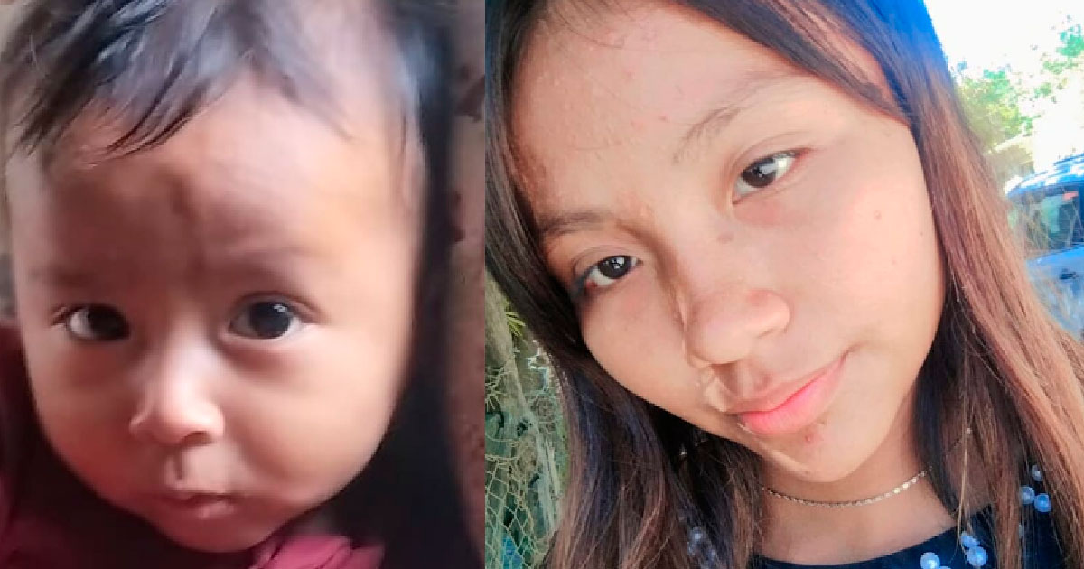 Desaparece adolescente y su bebé de 7 meses