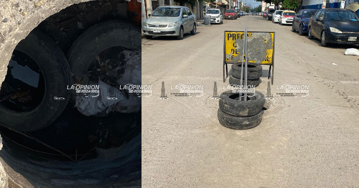 Reportan ollas de drenaje sin tapadera en varios sectores de la ciudad Reportan ollas de drenaje sin tapadera en varios sectores de la ciudad