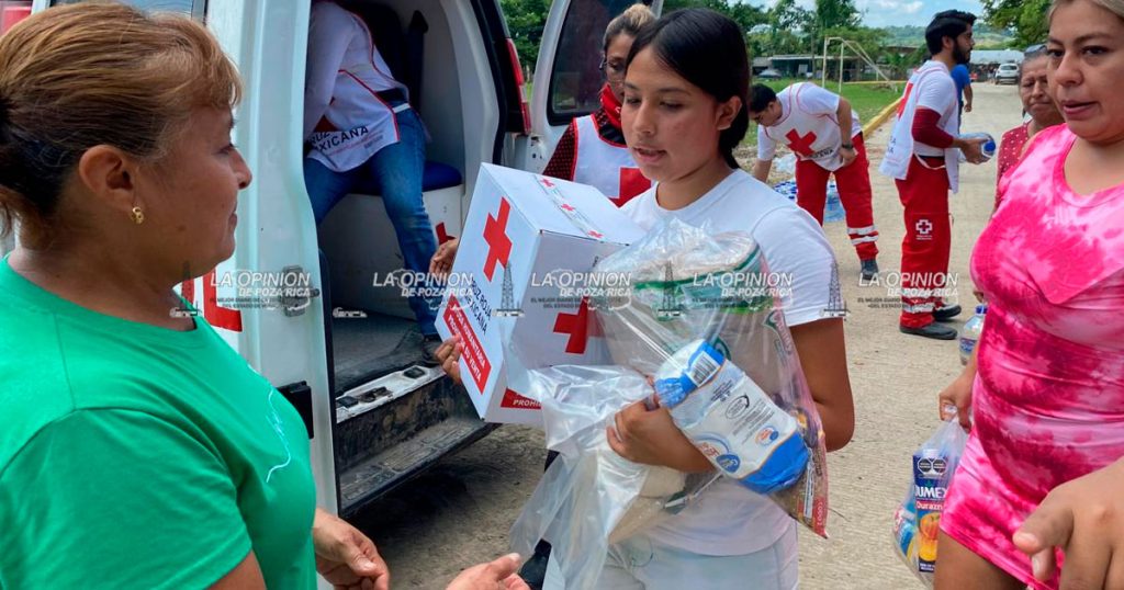Cruz Roja Mexicana lleva apoyo a damnificados de Las Arboledas Cruz Roja Mexicana lleva apoyo a damnificados de Las Arboledas