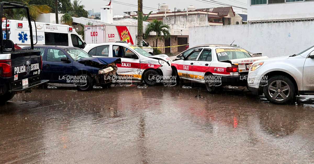 Carambolazo en la 20