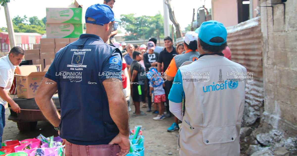 UNICEF y Comisión Europea Humanitaria apoyan a familias afectadas UNICEF y Comisión Europea Humanitaria apoyan a familias afectadas