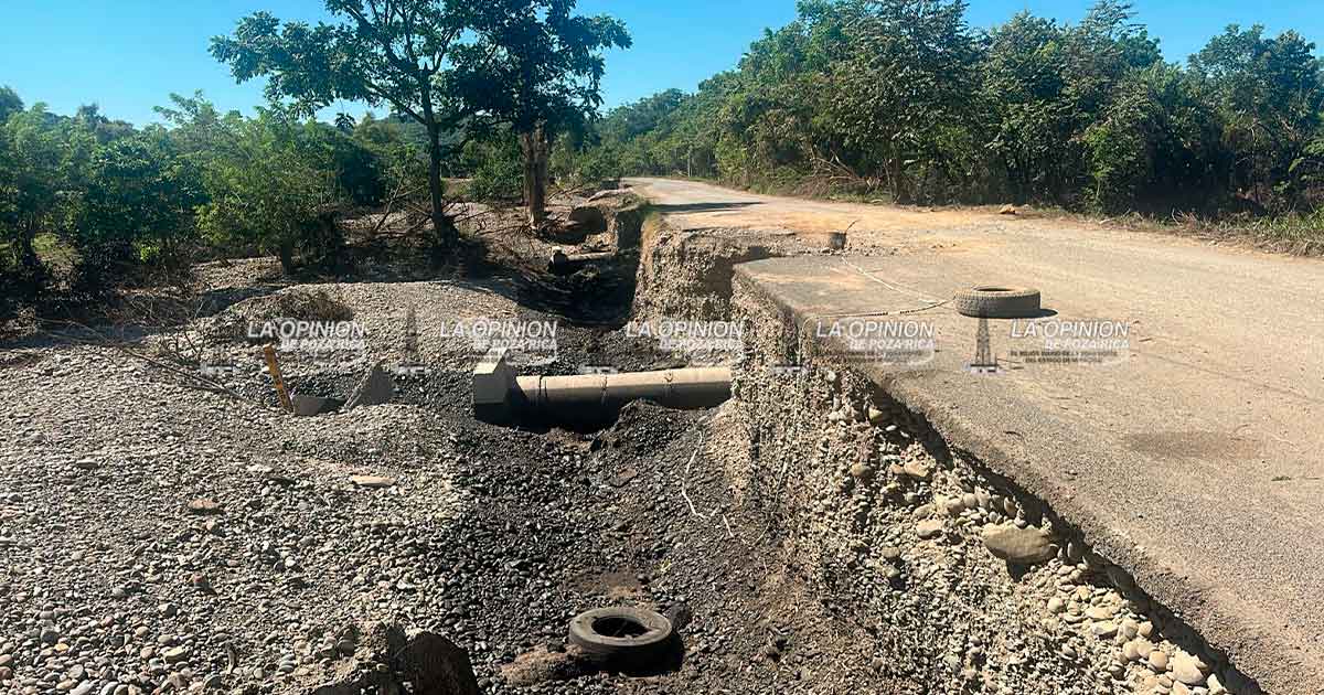 Vías de comunicación en la zona norte dañadas tras inundación Vías de comunicación en la zona norte dañadas tras inundación