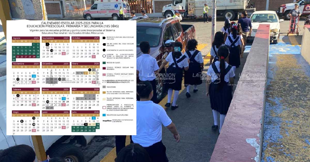 SEP amplía las vacaciones de invierno para el ciclo escolar 2025‑2026