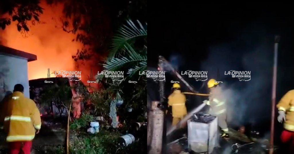 Dantesco incendio en Cerro Azul