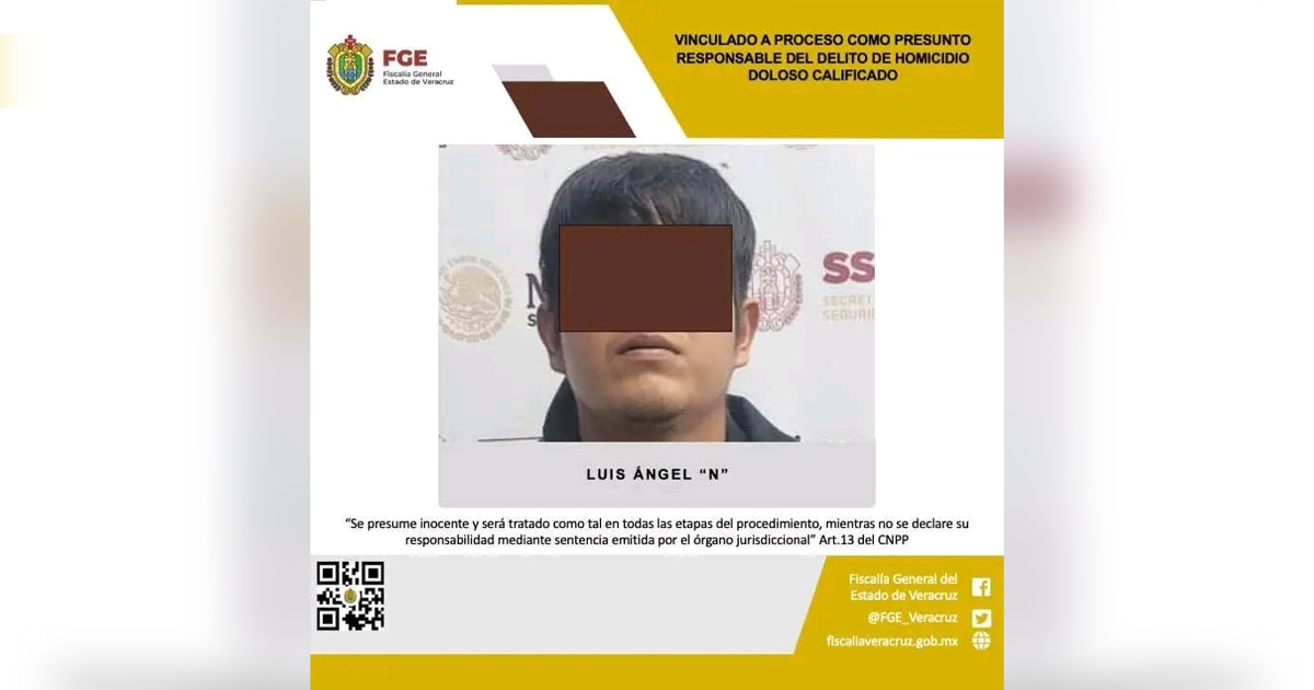 Vinculan a proceso con prisión preventiva a presunto homicida en Tlapacoyan