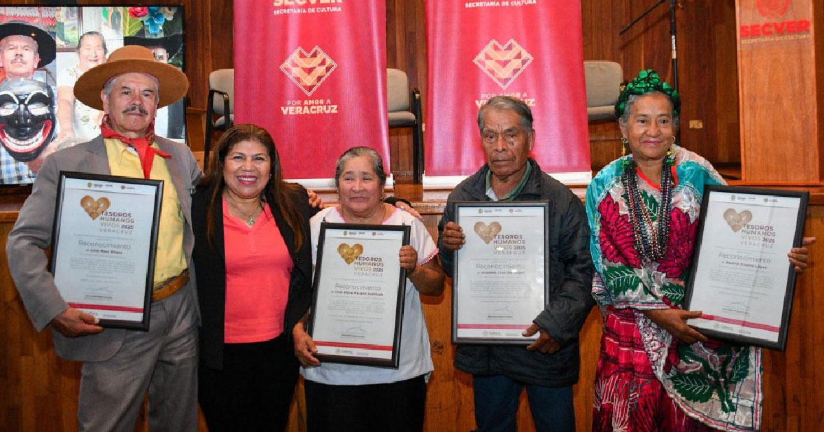 Distingue SECVER a promotores y guardianes del patrimonio cultural del estado Distingue SECVER a promotores y guardianes del patrimonio cultural del estado