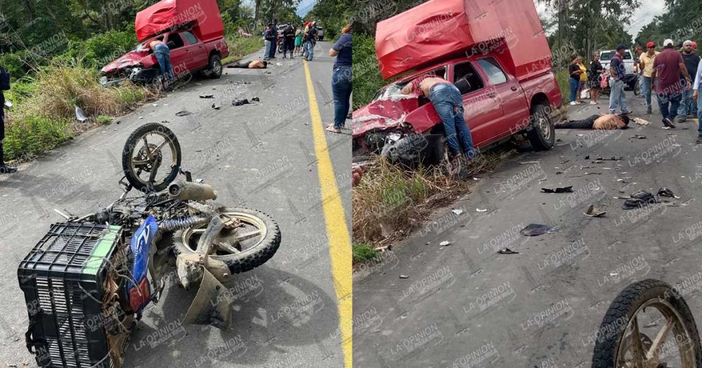 Dos muertos tras carreterazo Dos muertos tras carreterazo