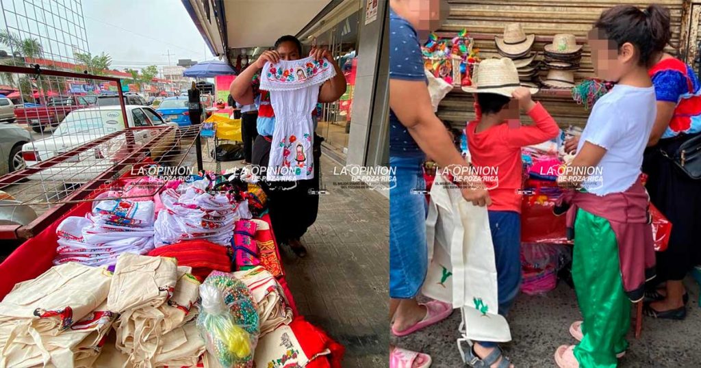 Comerciantes reportan bajas ventas de trajecitos de “María” y “Juan Dieguito” Comerciantes reportan bajas ventas de trajecitos de “María” y “Juan Dieguito”