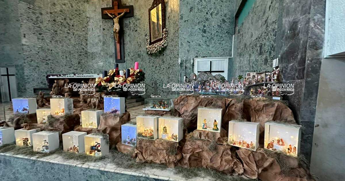 Grupo AMA presenta exposición internacional de mini nacimientos