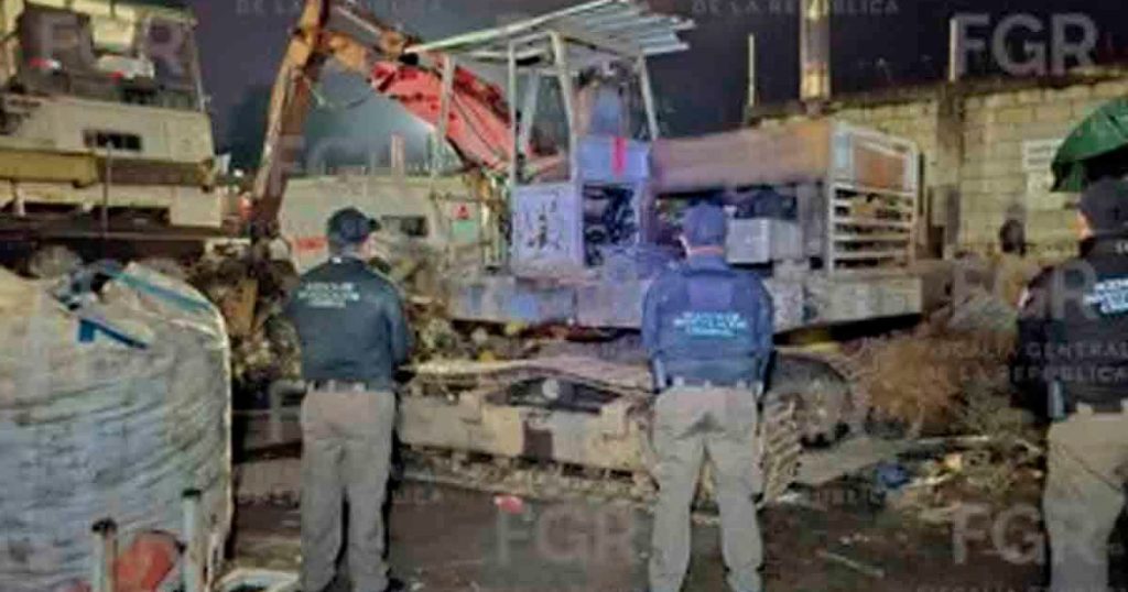 Asegura FGR hidrocarburo, vehículos y predio en cateo Asegura FGR hidrocarburo, vehículos y predio en cateo