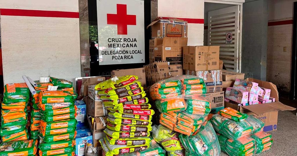 En víspera navideña entregan más de 3 mil despensas a damnificados de Poza Rica En víspera navideña entregan más de 3 mil despensas a damnificados de Poza Rica