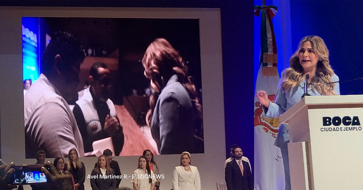 Maryjose Gamboa recibe bendición del padre Guillermo previo a toma de protesta como alcaldesa de Boca del Río Maryjose Gamboa recibe bendición del padre Guillermo previo a toma de protesta como alcaldesa de Boca del Río
