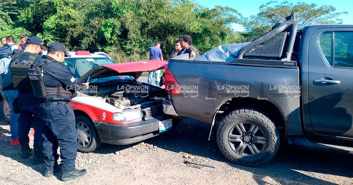 Cuatro lesionados en aparatoso choque Cuatro lesionados en aparatoso choque