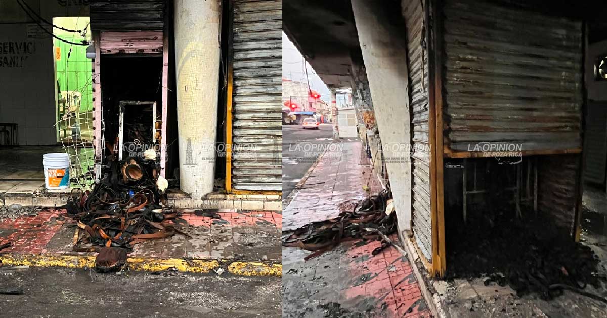 Alarma incendio de local comercial en mercado Alarma incendio de local comercial en mercado