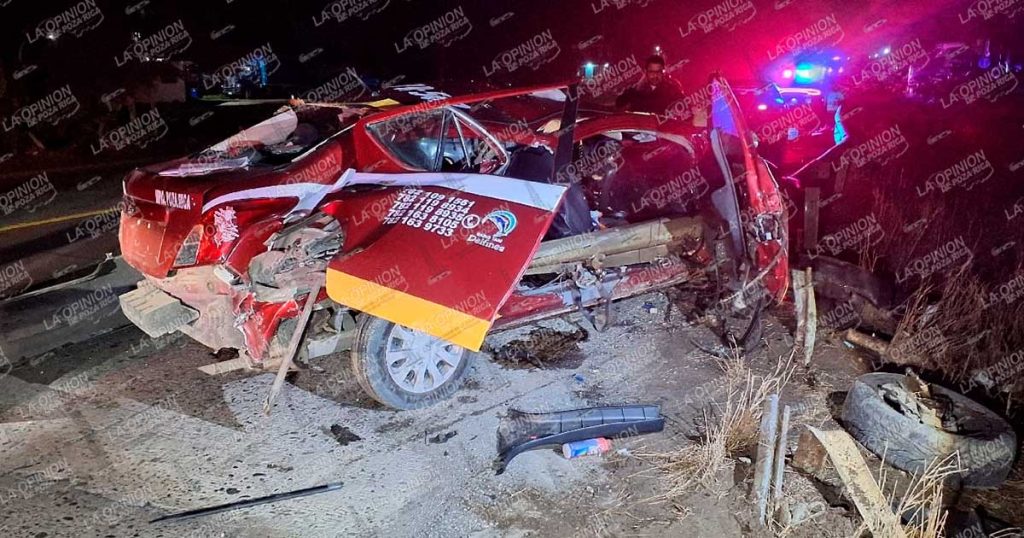 Terminó incrustado en la malla metálica Taxista y pasajero resultaron heridos