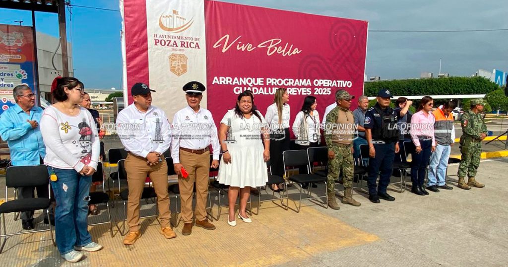 Dan banderazo al Operativo “Guadalupe Reyes” 2025 Dan banderazo al Operativo “Guadalupe Reyes” 2025