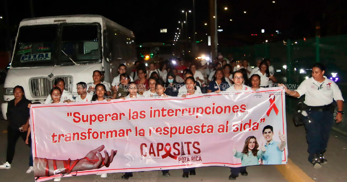 Caminata memorial y silenciosa por las víctimas de VIH/Sida