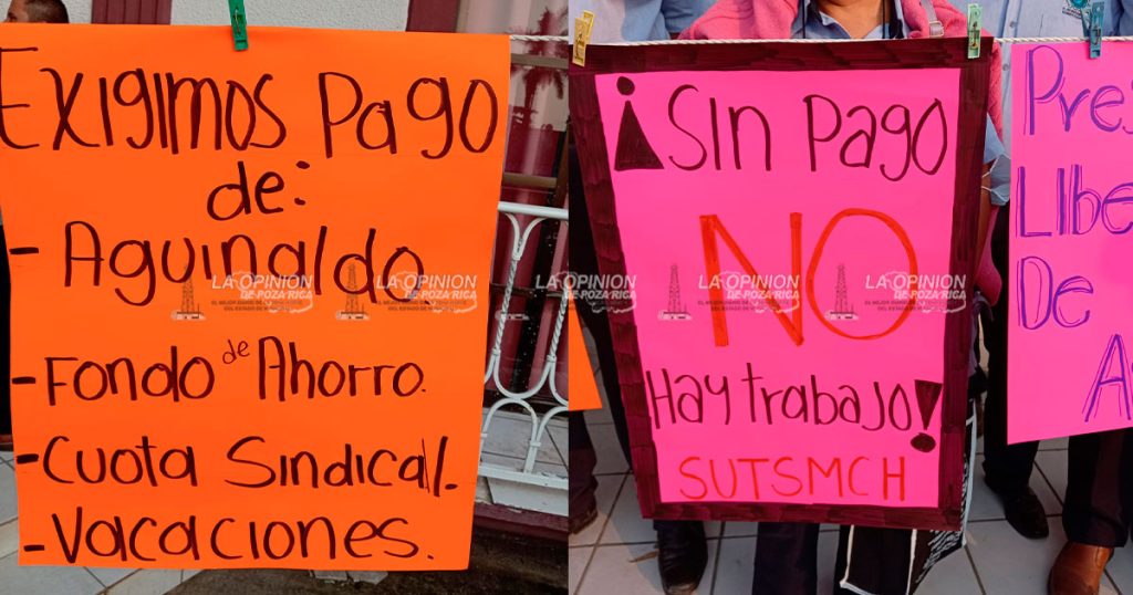 Miguel Ángel Uribe Toral no les pagó el aguinaldo a sindicalizados Miguel Ángel Uribe Toral no les pagó el aguinaldo a sindicalizados