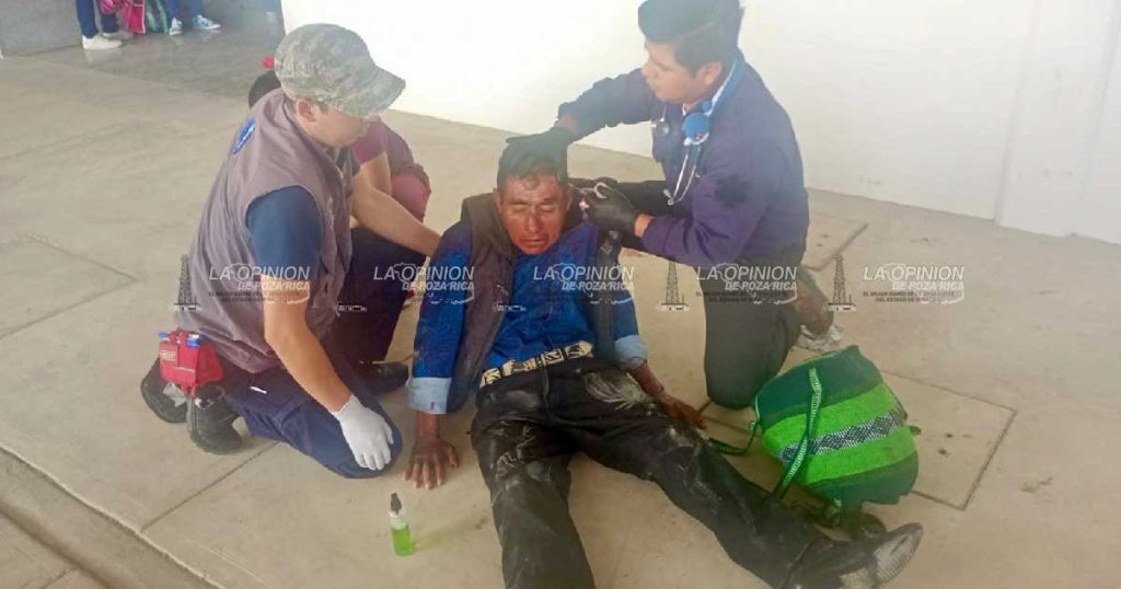 Hombre ebrio se “descalabro” al caer Hombre ebrio se “descalabro” al caer