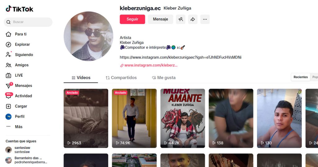 Kleber Zúñiga, talento ecuatoriano con proyección internacional