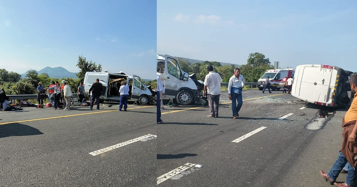 Fatal accidente; 3 muertos y 15 alamenses lesionados Fatal accidente; 3 muertos y 15 alamenses lesionados