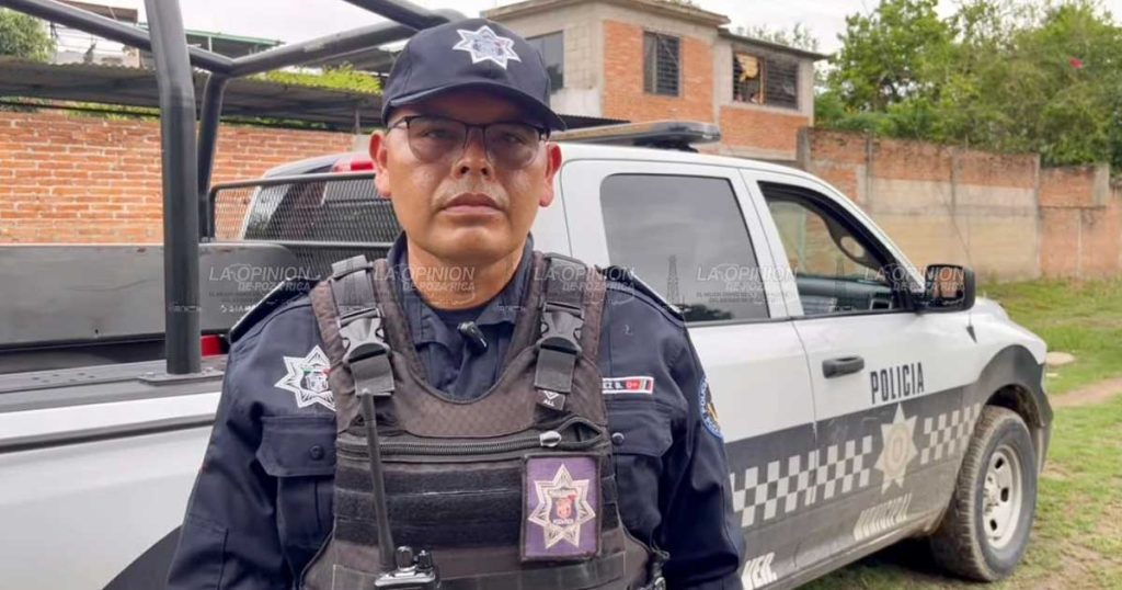 Edgar Meza nombrado como comandante de Policía Municipal Efigenio Jiménez Bernabé