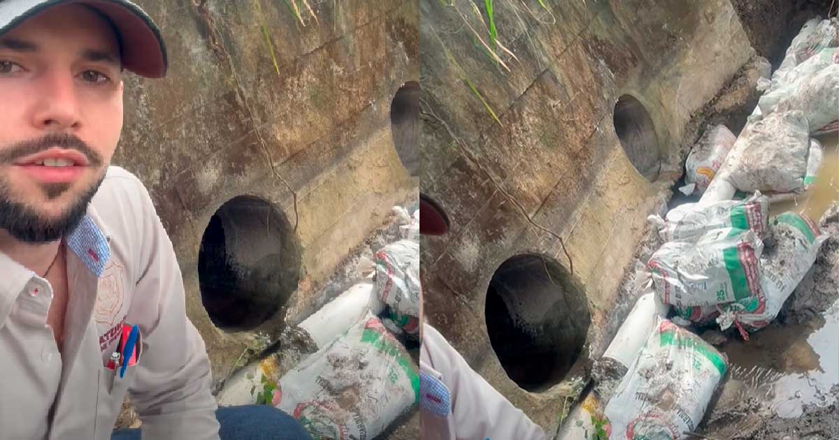 Llega el agua a Palma Sola Llega el agua a Palma Sola