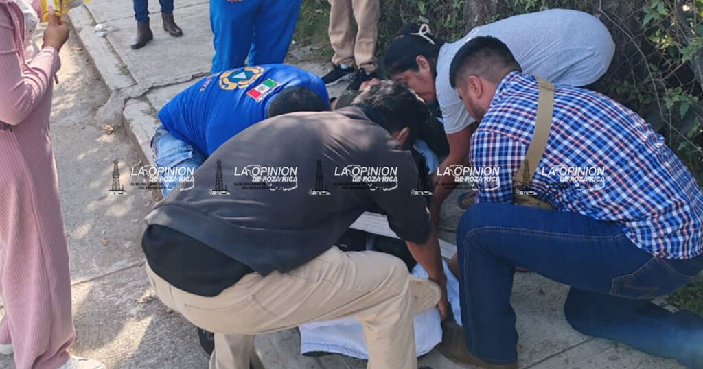 Estudiante de Tepetzintla sufre probable fractura Estudiante de Tepetzintla sufre probable fractura