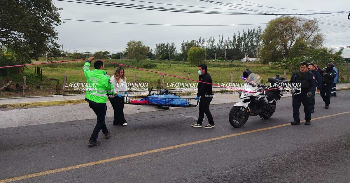Pierde la vida tras ser atropellada en Medellín de Bravo Pierde la vida tras ser atropellada en Medellín de Bravo