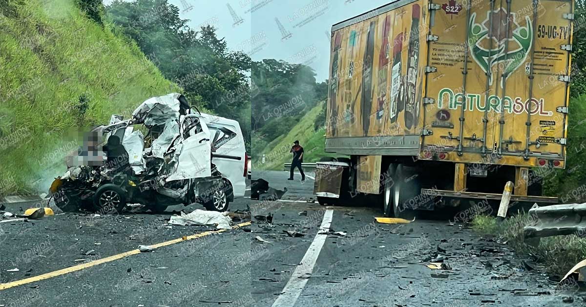 Fatal accidente en la autopista Totomoxtle–Paso Largo Fatal accidente en la autopista Totomoxtle–Paso Largo