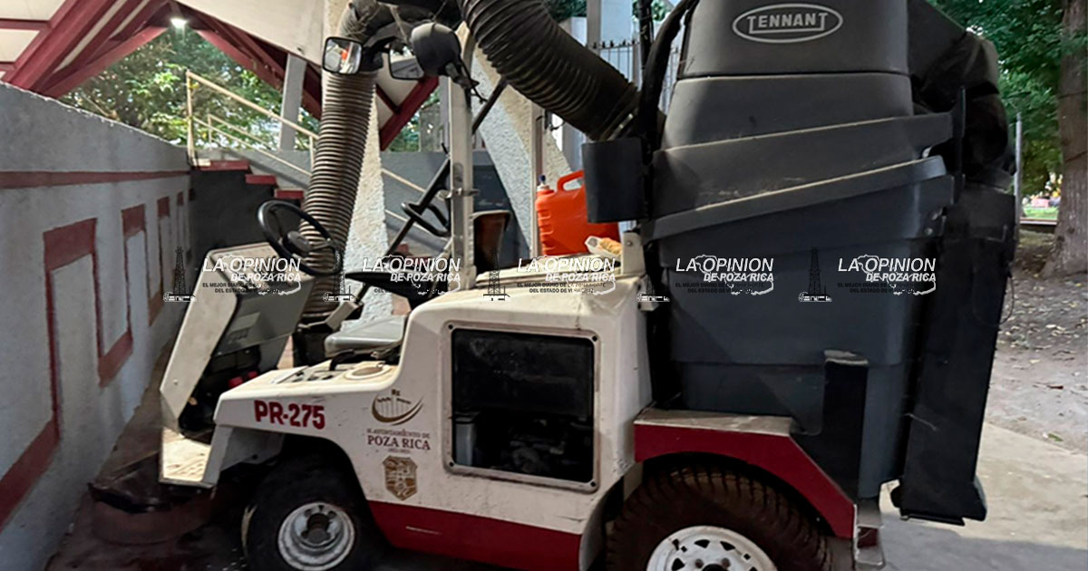 Barredora ya es una 'carcacha' Barredora ya es una 'carcacha'