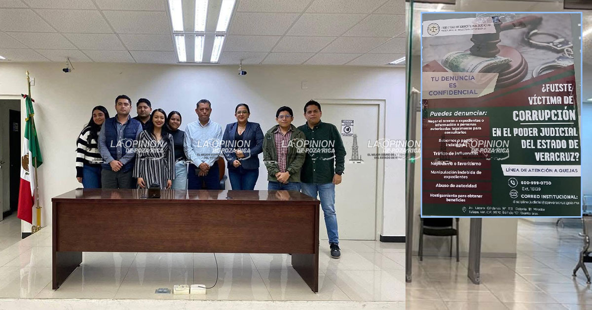 Exhorta el Poder Judicial a denunciar actos de corrupción Exhorta el Poder Judicial a denunciar actos de corrupción