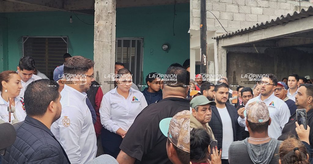 Bloquean puente por falta de luz en Alvarado Bloquean puente por falta de luz en Alvarado