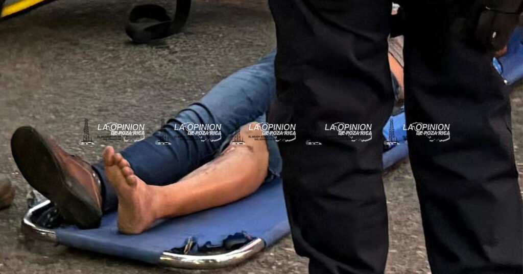 Pareja motorizada herida en choque Pareja motorizada herida en choque