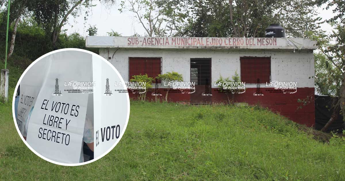 Alistan convocatoria para elección de subagente en Cerro del Mesón Alistan convocatoria para elección de subagente en Cerro del Mesón