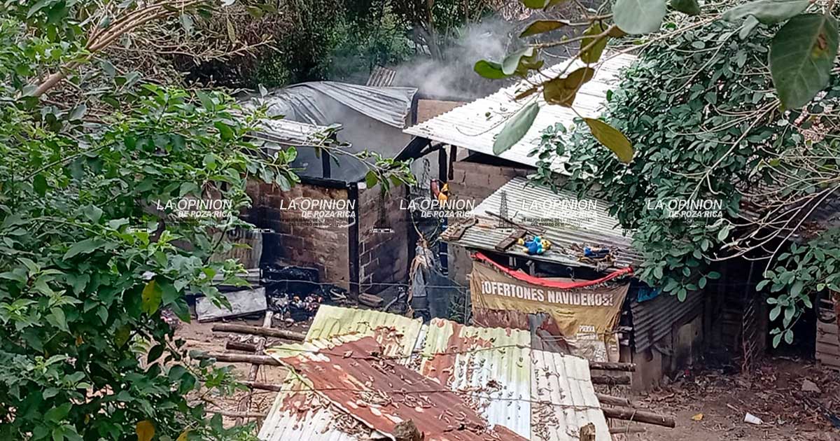 Quemó la casa de sus papás Quemó la casa de sus papás