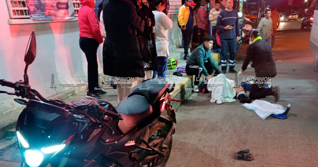 Arrollan a Biker’s; uno con fractura expuesta Arrollan a Biker’s; uno con fractura expuesta