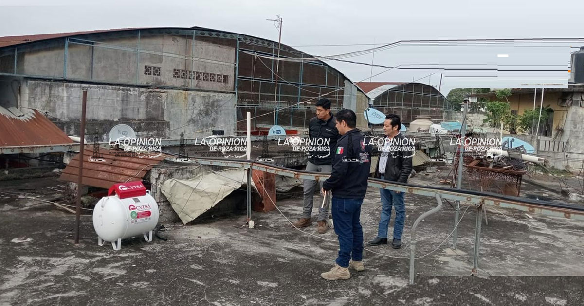 Supervisa PC instalaciones de riesgo en mercado Hidalgo Supervisa PC instalaciones de riesgo en mercado Hidalgo