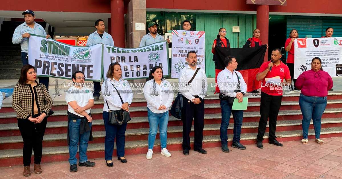 Sindicatos realizan la Jornada Nacional de Lucha; entre ellos, Monte de Piedad Sindicatos realizan la Jornada Nacional de Lucha; entre ellos, Monte de Piedad