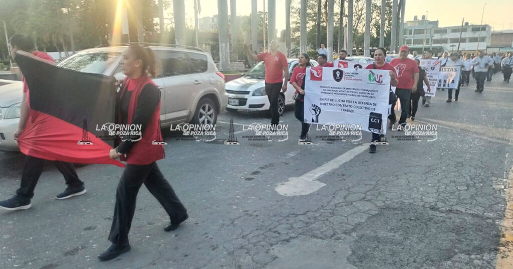 Sindicatos realizan la Jornada Nacional de Lucha; entre ellos, Monte de Piedad Sindicatos realizan la Jornada Nacional de Lucha; entre ellos, Monte de Piedad