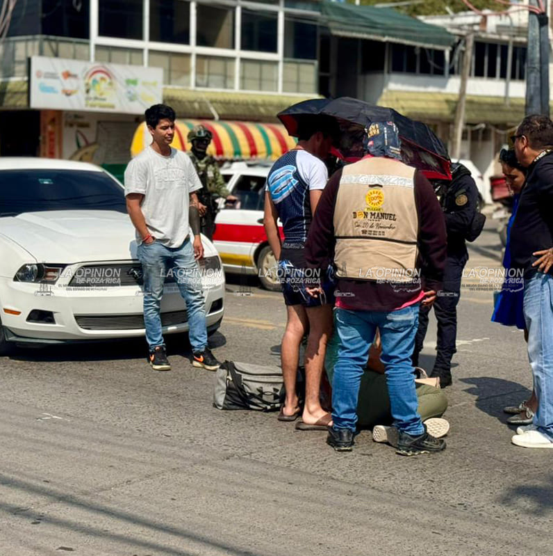Cruzaba la calle y la arrollaron