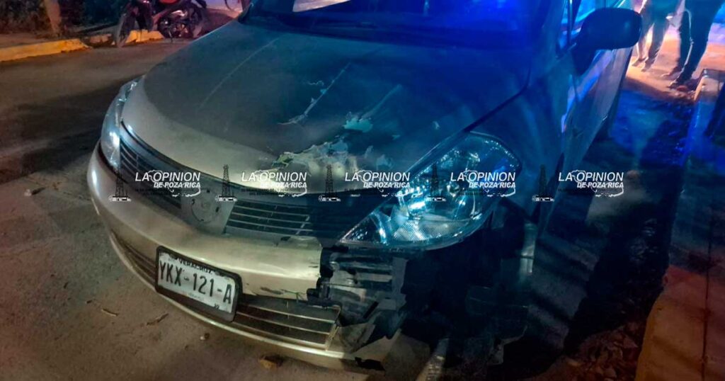 Otro accidente de moto; daños y un lesionado Otro accidente de moto; daños y un lesionado