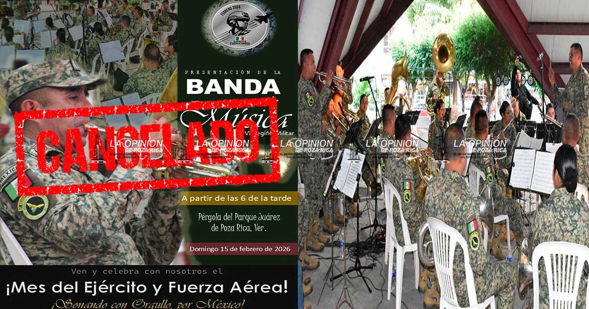 Cancela SEDENA conciertos de su Banda de Música Cancela SEDENA conciertos de su Banda de Música