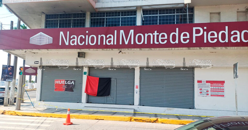 Huelga en Nacional Monte de Piedad cumplirá 6 meses el 1 de marzo Huelga en Nacional Monte de Piedad cumplirá 6 meses el 1 de marzo