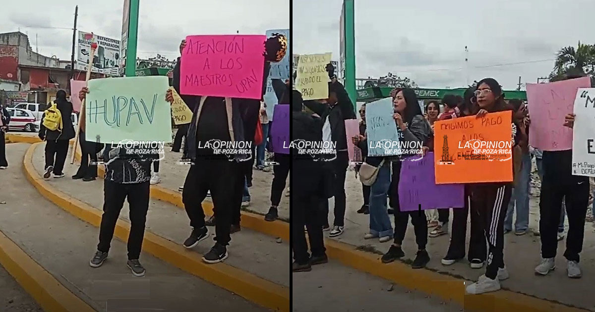 Movilización de estudiantes; apoyo a docentes de UPAV Movilización de estudiantes; apoyo a docentes de UPAV