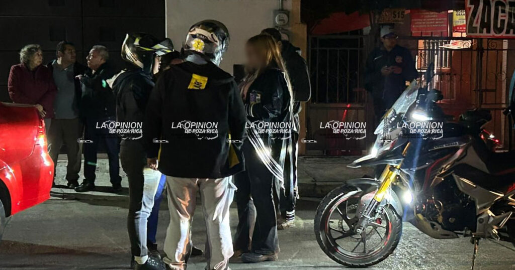 Maniobra imprudente la mandó al suelo Maniobra imprudente la mandó al suelo