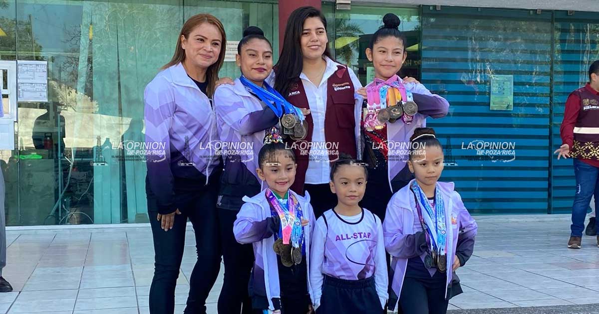 Talentosas niñas destacan en gimnasia rítmica y se van a la Copa Puebla Talentosas niñas destacan en gimnasia rítmica y se van a la Copa Puebla