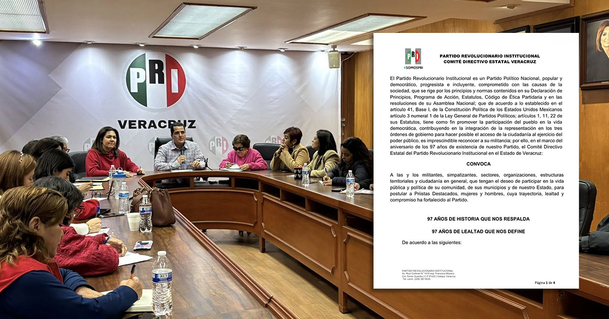PRI Veracruz invita a reconocer a militantes destacados en su 97 aniversario PRI Veracruz invita a reconocer a militantes destacados en su 97 aniversario